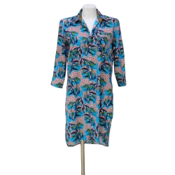 copy of Robe Chemise Imprimé Vert Emeraude