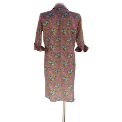 Robe Chemise Imprimé floral mauve