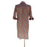 Robe Chemise Imprimé floral mauve