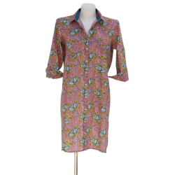 Robe Chemise Imprimé floral mauve
