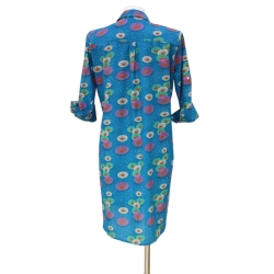 copy of Robe Chemise Imprimé Vert Emeraude