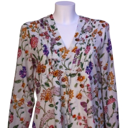 Robe Evasée Fleurs Multicolores