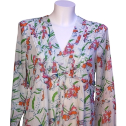 copy of Robe Chemise Imprimé Vert Emeraude