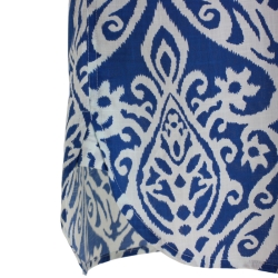 Robe Manches Courtes Bleue et blanche