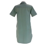 Robe Manches Courtes Vert Sauge