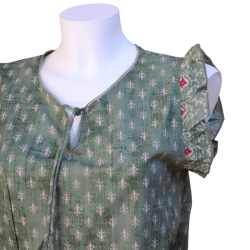 copy of Robe Chemise Imprimé Vert Emeraude