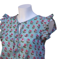 copy of Robe Chemise Imprimé Vert Emeraude