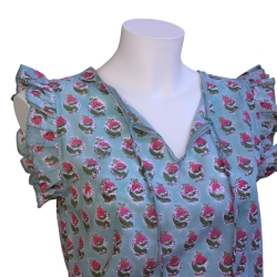 copy of Robe Chemise Imprimé Vert Emeraude