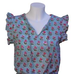 copy of Robe Chemise Imprimé Vert Emeraude